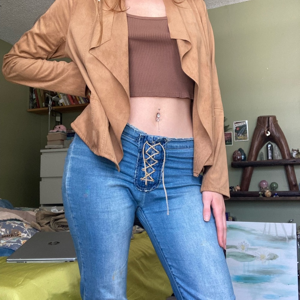 Tan Suede Jacket - Picture 2 of 5